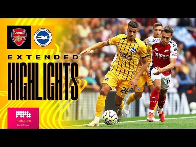 EXTENDED HIGHLIGHTS | Arsenal v Brighton | Premier League