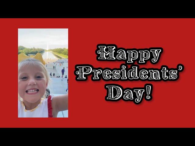 Five-Year-Old Kindergartener Names Presidents (In Order) at the Lincoln Memorial in Washington, D.C.