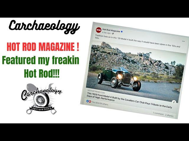 Carchaeology: Hot Rod Magazine likes my Hot Rod!