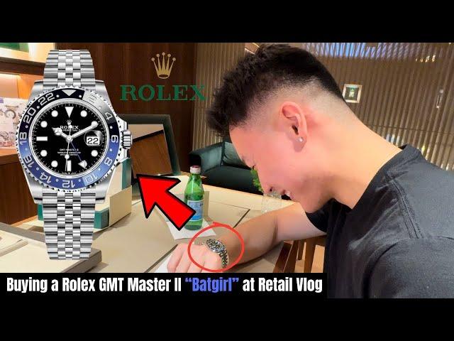 Buying a Rolex GMT Master II "Batgirl" at Retail in Only Two Months! | JZ0 Lifestyle Vlog