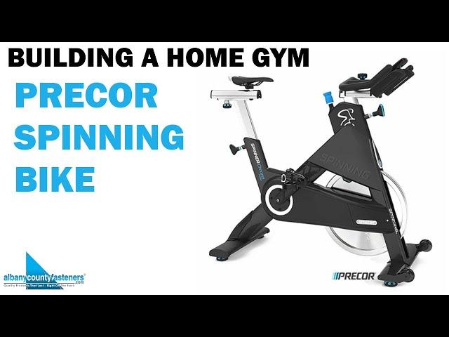 How To Build a Home Gym - Precor Spinning Bike | DIY With Bob