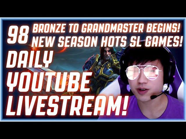 Bronze to Grandmaster Begins! New Season HOTS SL Games!