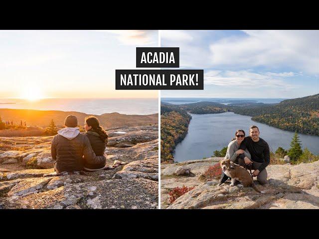 Our FIRST time at Acadia National Park: Cadillac Mountain, South Bubble, Popovers, & Beech Cliff!