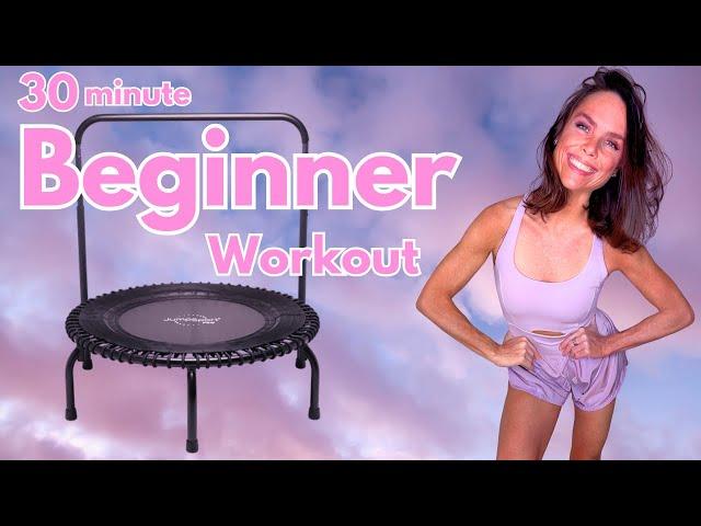 30-Min Beginner Rebounding Routine | Jump With Me | All Levels (11/27)