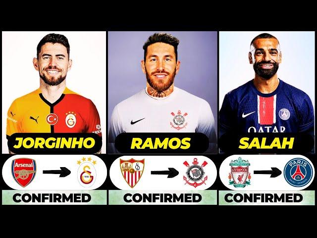  ALL LATEST CONFIRMED TRANSFER SUMMER AND RUMOURS 2024,  Ramos, Jorginho, Salah️