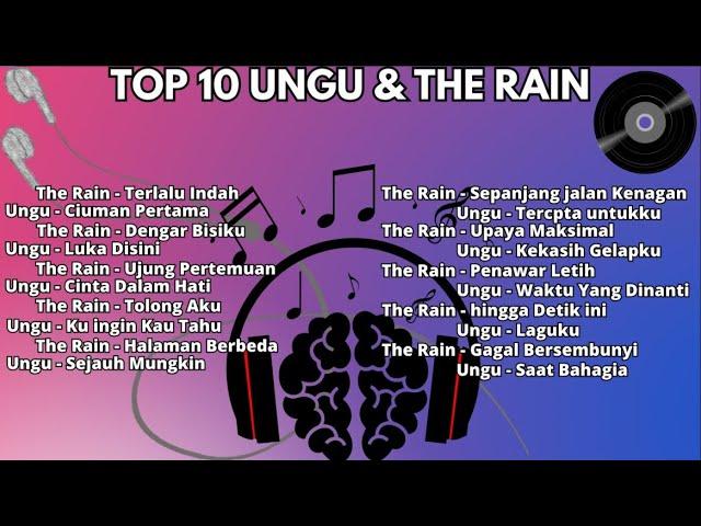 Top 10 lagu pilihan band Ungu & The Rain nostalgia 2000an