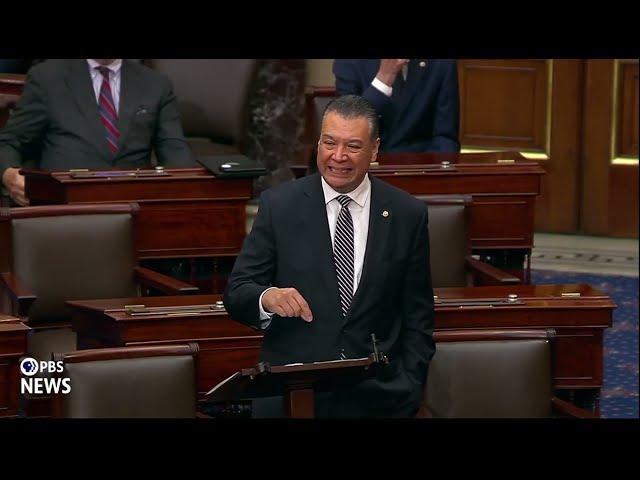 WATCH: Sen. Padilla's full Senate floor speech recounting his removal from Noem's LA briefing