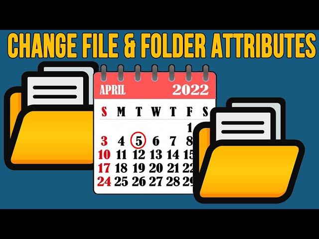 Change Your File and Folder Attributes Using the Attribute Changer GUI