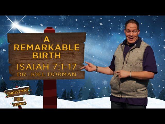 Christmas Signs - "A Remarkable Birth" | FBC Merced 12-3-2023