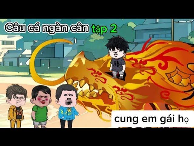 Duy vietsub  | phim hoạt hình cầu cá nghìn cân tập 2 | câu cùng em gái họ review phim hoạt hình hay