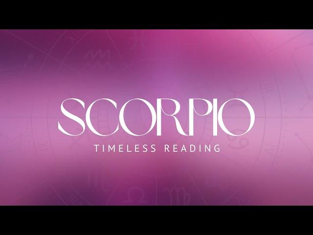 SCORPIO LOVE  Someone you stopped talking to! You gotta hear this | Timeless Tarot Reading