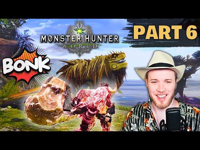 Trying Great Sword and Sword & Shield ️️ Let's Play Monster Hunter World Pt. 6 (Road to MH Wilds)