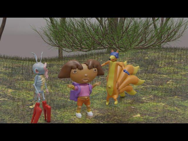 Dora dan Boots Vs Swiper