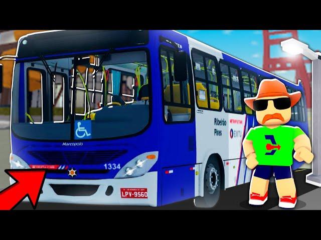 TRABALHANDO COMO MOTORISTA DE ÔNIBUS POR 1 DIA NO ROBLOX!! 