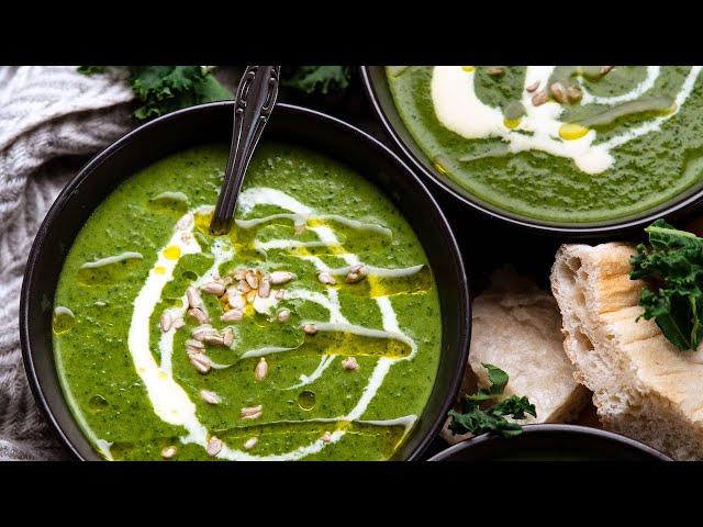 Immunity-boosting Green Goddess Soup (that actually tastes GREAT!!)