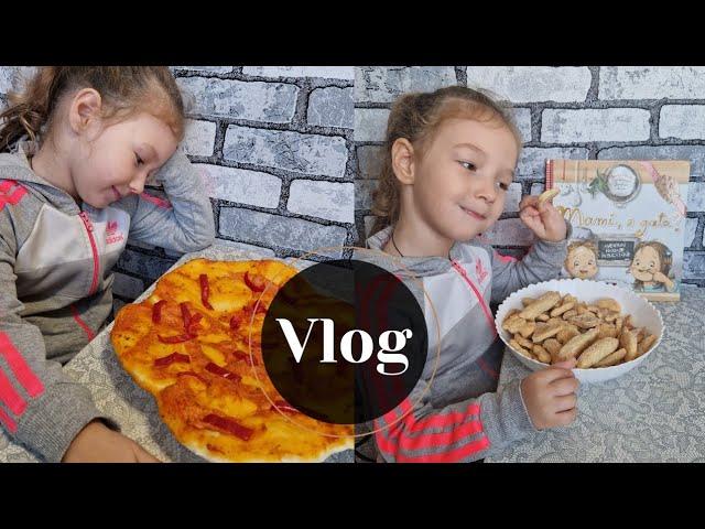 Două zile de vlog. Gătim împreună cu Lia pizza și grisine