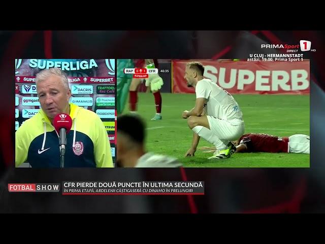 ”Puncte mari pierdute”. Dan Petrescu, foarte supărat după ce a fost egalat la ultima fază