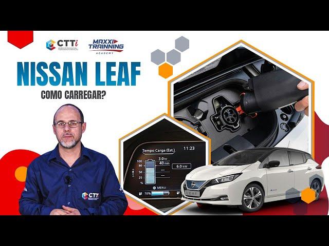 Como recarregar a bateria do novo Nissan LEAF