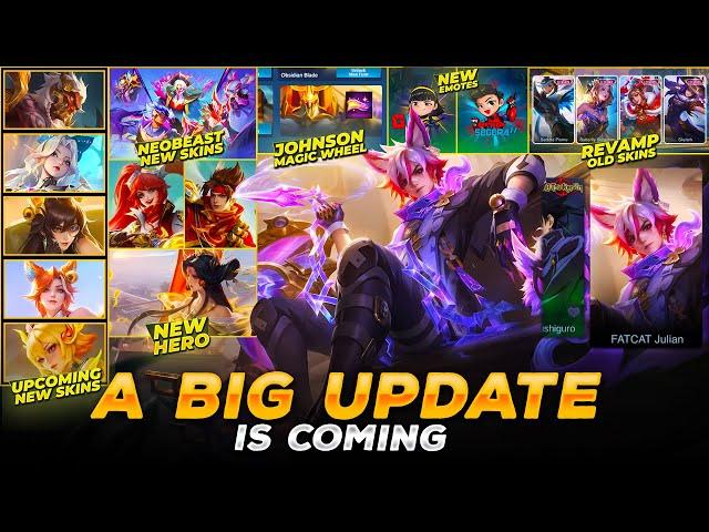 A BIG UPDATE IS COMING | 3 NEW NEOBEAST SKIN | FATCAT NEW SKIN SERIES | AGENTS ALI EMOTE & MANY MORE