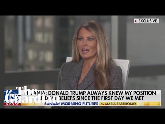 Melania Trump on abortion: 'I don't want government in my personal business'