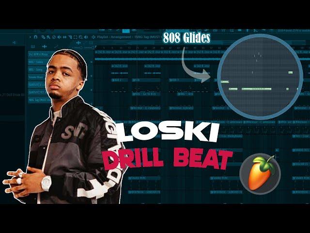 HOW TO MAKE UK DRILL BEATS FOR LOSKI | UK DRILL TUTORIAL 2021