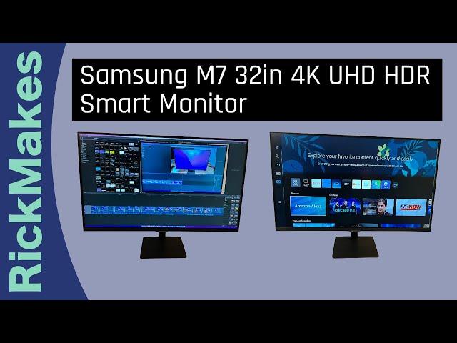 Samsung M7 32in 4K UHD HDR Smart Monitor