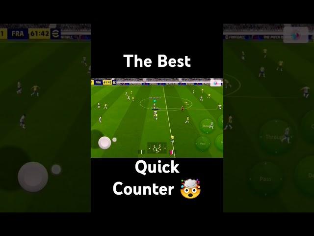 The Best Quick Counter For A Winner  | #shorts #football #efootballpesmobile #efootball2025mobile