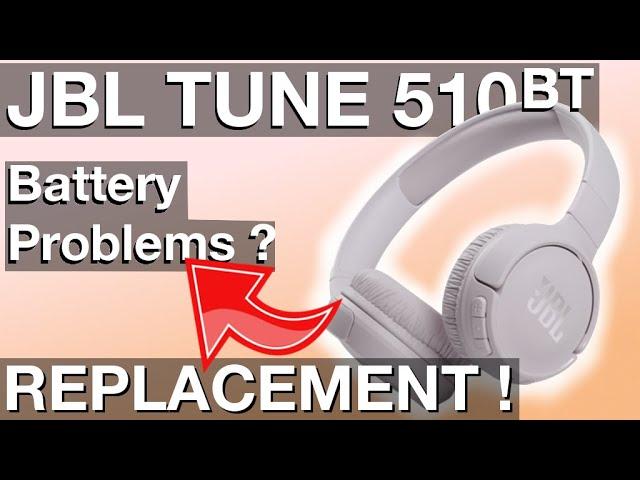 Battery Replacement for JBL TUNE Headphones 510BT (How to DIY)