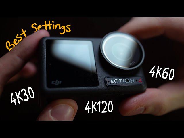 DJI Osmo Action 4: Best Settings for Shooting 4K30, 4K60, and 4K120!