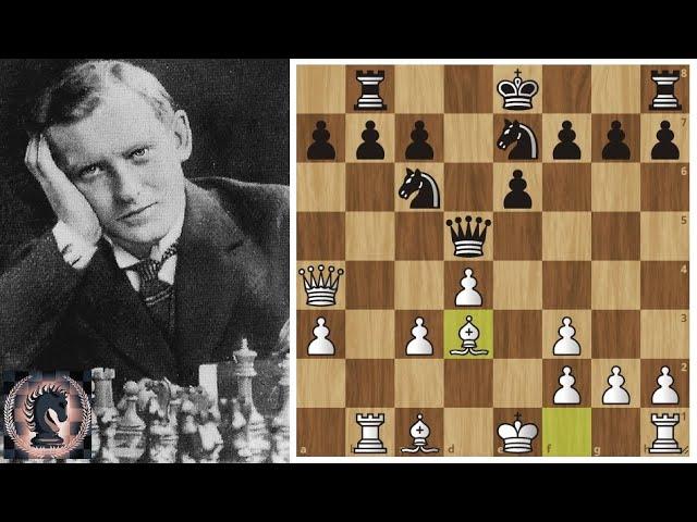 Кабаний УДАР || Александр Алехин жертвует ФЕРЗЯ Колле || Шахматы.