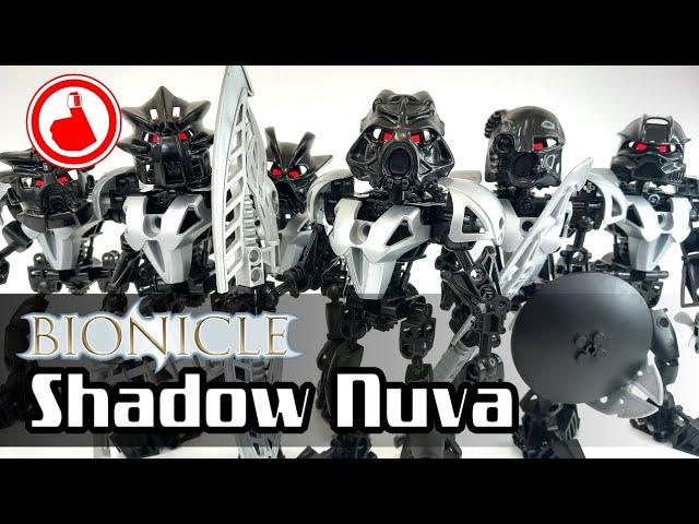 Lego Bionicle Review: Shadow Toa Nuva. Tahu, Lewa, Kopaka, Gali, Onua and Pohatu...but evil!