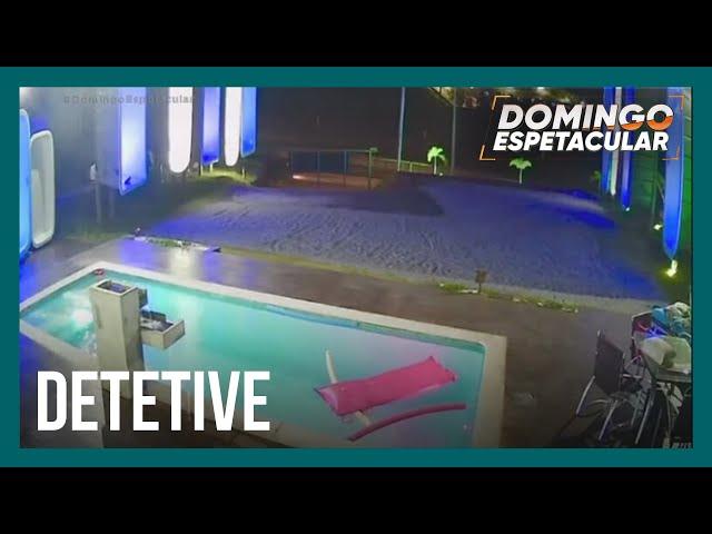 Empresária vira detetive e descobre quem roubou piscina de sua loja