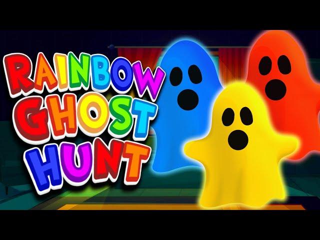 Rainbow Ghost Hunt Freeze Dance | Halloween Brain Break Party | Spooky Hunt | Danny Go Dance