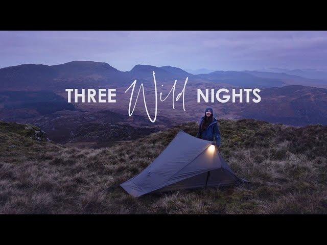 3 Nights Alone in the Wild! • A Mixed Weather Solo Camping & Hiking Adventure in Autumn