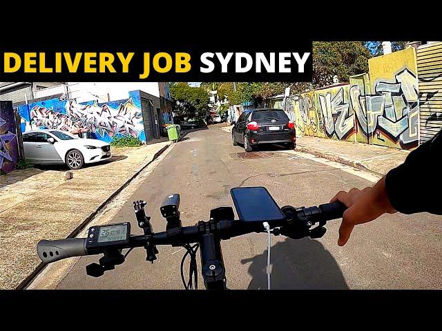 FIRST DAY OF UBER EATS IN NEWTOWN, SYDNEY, AUSTRALIA