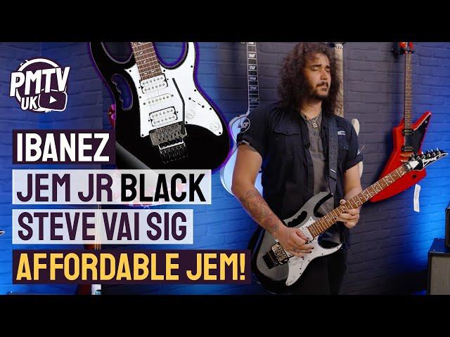 Ibanez JEM Jr - BLACK Finish | The Affordable Steve Vai Signature! - Review & Demo