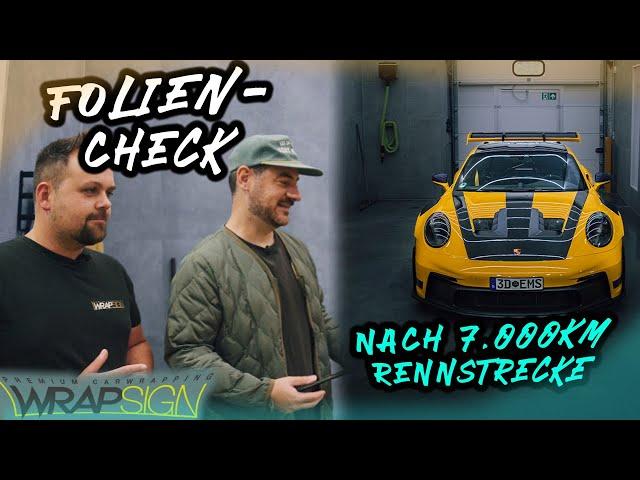 Folien-Check nach 7.000 KM Rennstrecke | Zu Besuch bei ‪@WrapsignAutofolierenNRW | RING POLICE