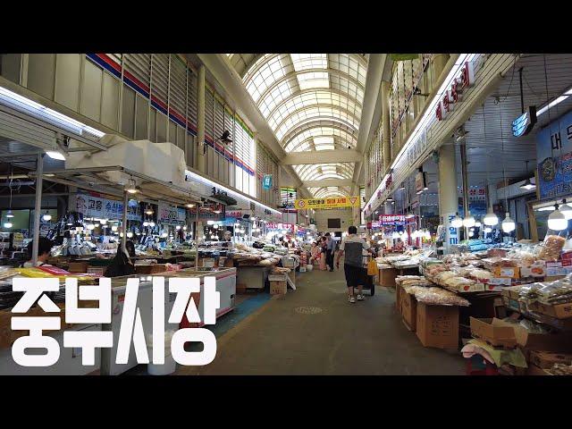 7월 말 폭염에 푹푹 찌는 오후, 을지로 4가 역에 있는 중부시장 산책 Walking through Jungbu Market located at Euljiro4ga Station