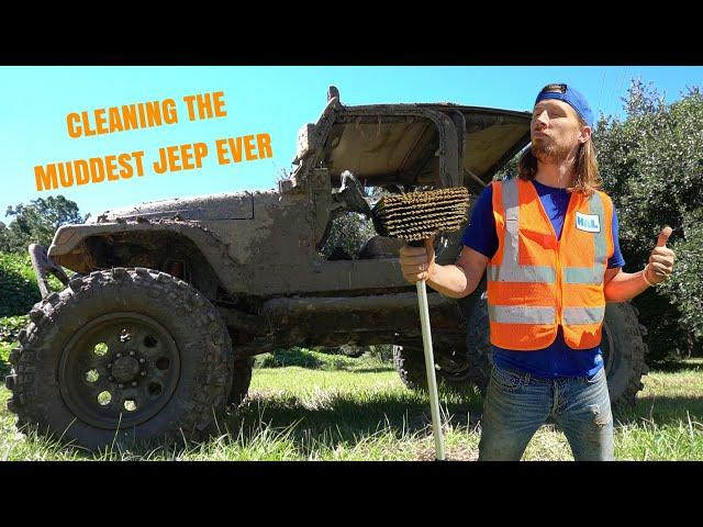 Cleaning the Muddiest Jeep | Dirtiest Mud Covered Off Road