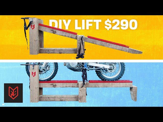 DIY Roll-On Motorcycle Lift for $290