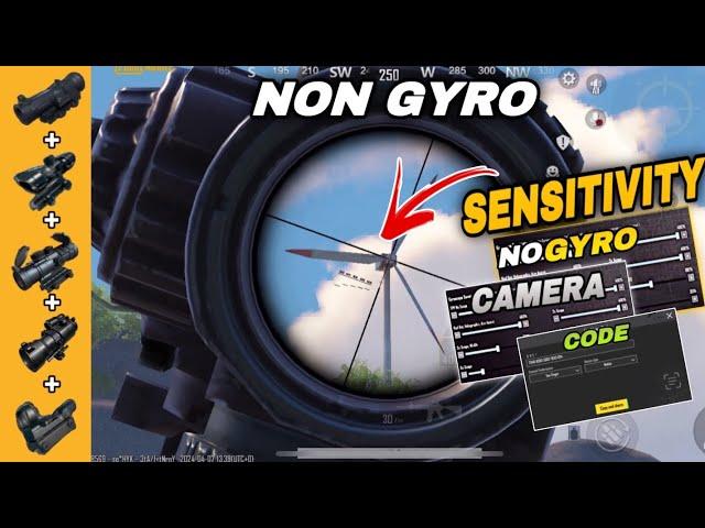 Non Gyro No Recoil sensitivity  | Best NON GYRO SENSITIVITY SETTINGS BGMI / PUBG || copy & used 