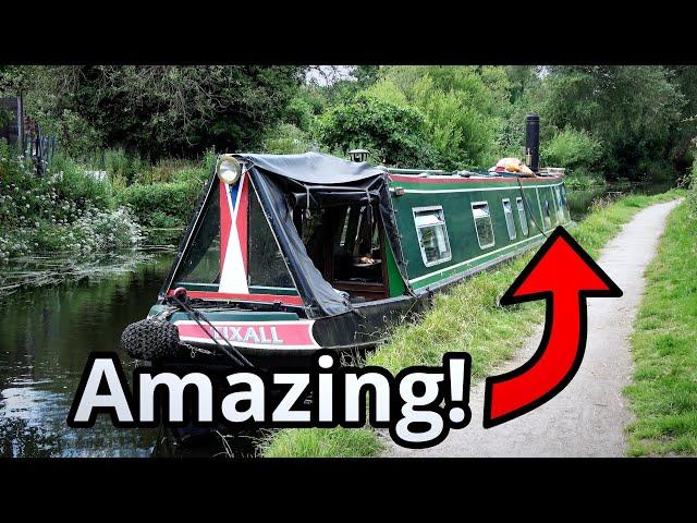 338. This canal boat has a surprise inside!