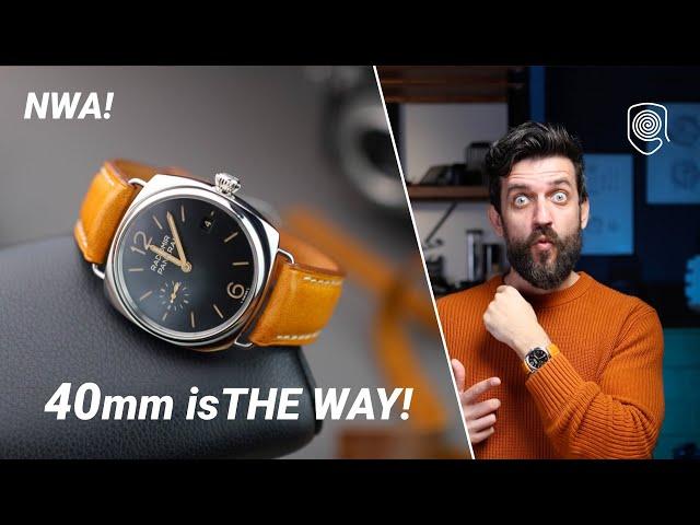 Best Panerai MOVE I’ve ever seen! 40mm Radiomir Quaranta Review.