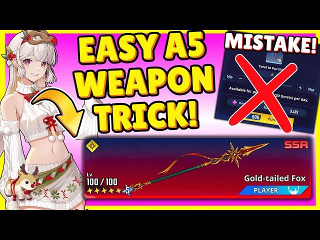 EVENT MISTAKE! EASY A5 WEAPON! MUST KNOW! PLEASE DONT WASTE ESSENCE! [Solo Leveling: Arise]