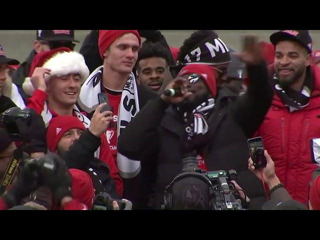 Jozy Altidore Delivers EPIC MLS Cup Parade Speech!