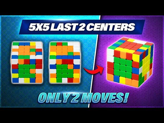 5x5 LAST 2 CENTERS | EASY TUTORIAL