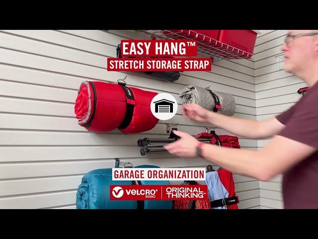 Garage Organization Made Simple | VELCRO® Brand EASY HANG™ Stretch Storage Straps