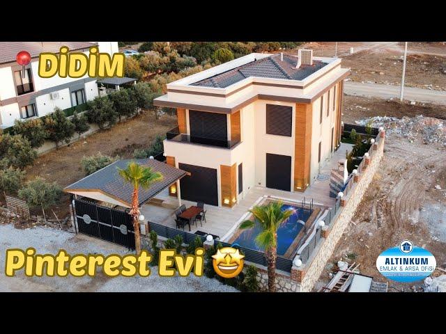 Didim’de 300 m2 Arsa İçerisinde Full Eşyalı 4+1 Villa | DidimdeSatılıkVilla #AltınkumEmlak