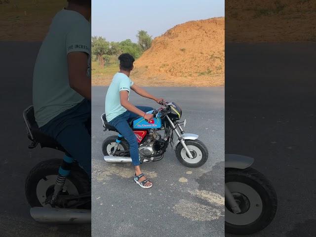 Mini bike se kiya stant full video my YouTube  Naveen bike features #trending #naveenbikefeatures