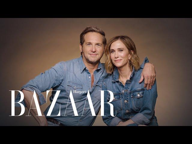 Kristen Wiig & Josh Lucas Test How Well They Know Each Other | All About Me | Harper's BAZAAR